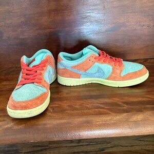 Nike SB Dunk Low Pro PRM Orange Emerald Rise DV5429-800 Men’s Size 8.5